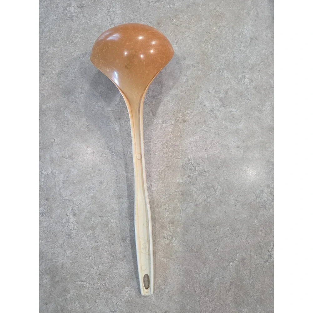 Vintage Foley Nylon Ladle Brown Soup Serving Ladle